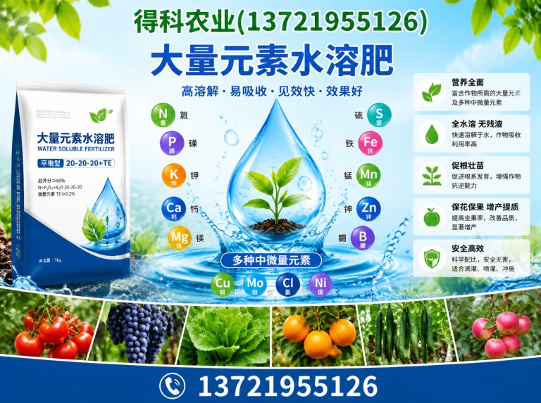 潍城区大量元素水溶肥展示图